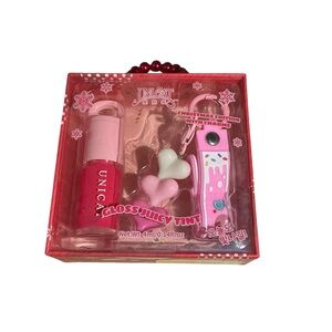 Unicat Gloss Juicy Tint & Wristlet Set New
